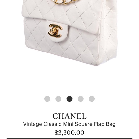 S O L D to a beautiful lady 🤩 Chanel White Mini - Picture 13 of 15